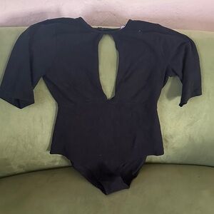 Urban Outfitters Black Bodysuit BACKLESS
